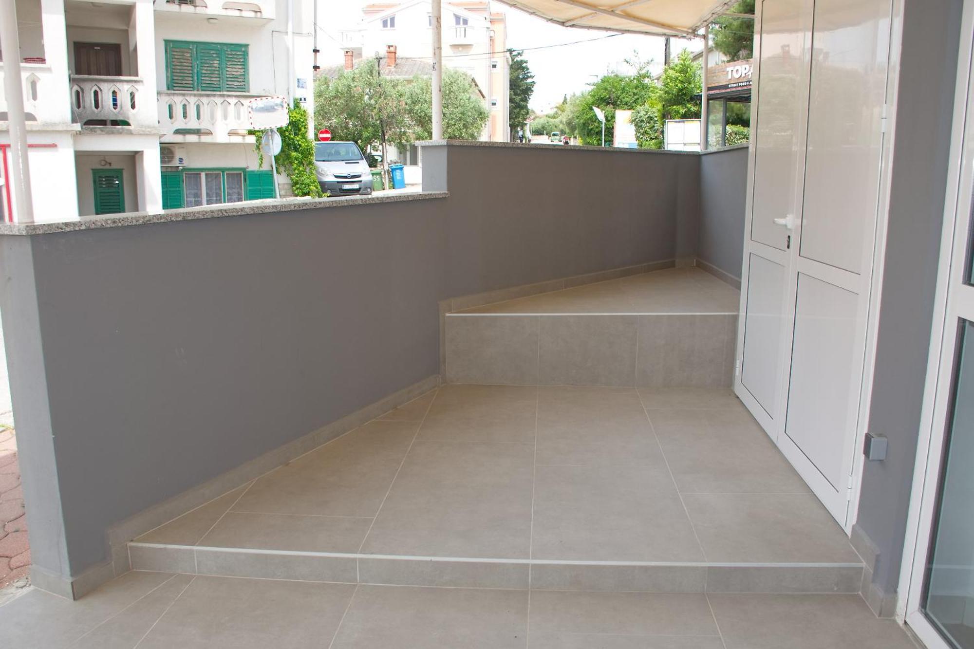 Apartment Center Ana Novalja Bagian luar foto