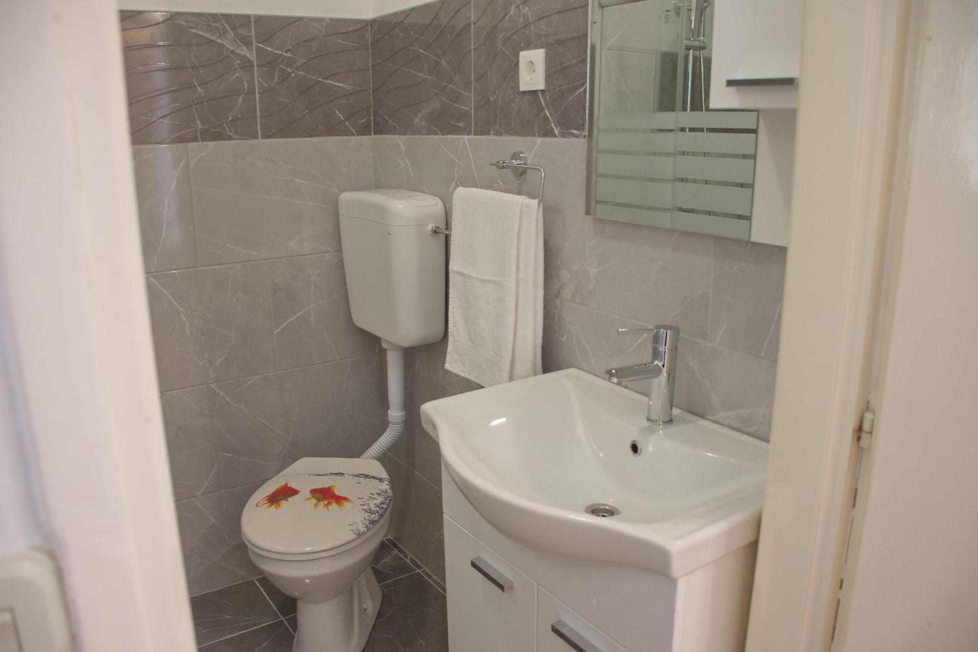 Apartment Center Ana Novalja Bagian luar foto