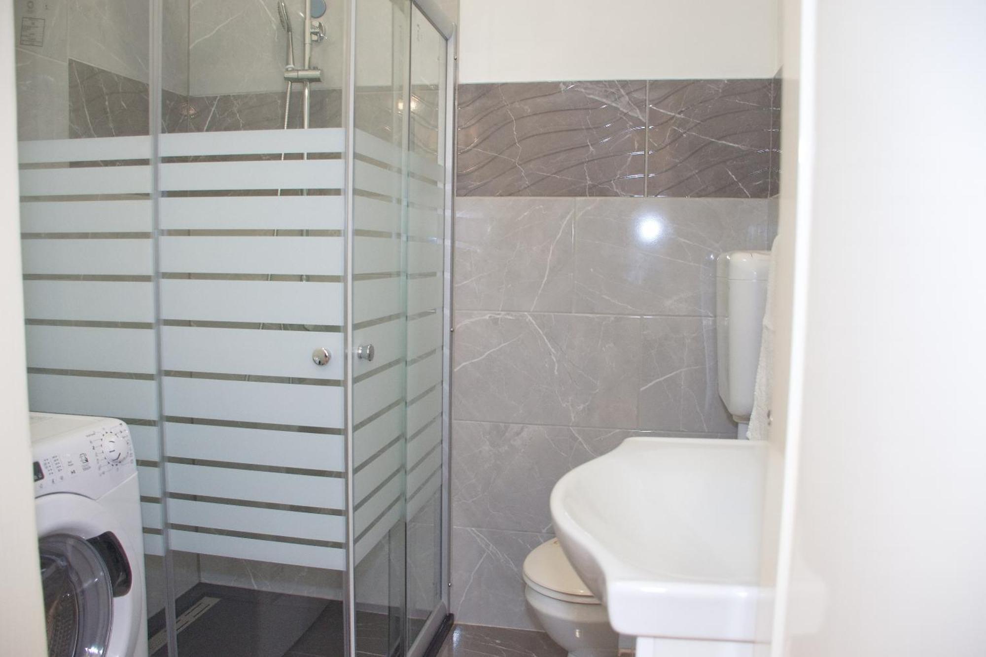 Apartment Center Ana Novalja Bagian luar foto